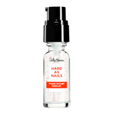 Sally Hansen Hard as Nails Vitamin Strength Serum in a clear bottle with a black pump and red label.