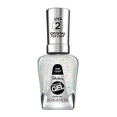 Sally Hansen Miracle Gel Top Coat in Crystal with a shimmering finish.