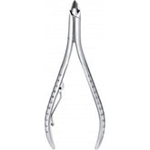 Nip 'em Neat cuticle nipper with stainless steel construction.