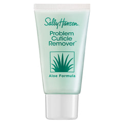 Sally Hansen Problem Cuticle Remover with aloe formula in a green tube.